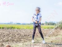 学校附近村庄路口大尺度露出