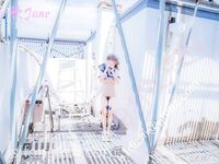 学校附近村庄路口大尺度露出