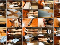 ★学院派私拍★国内高颜值女大学生兼职拍摄制服美腿丝袜写真摄影