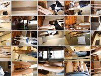 ★学院派私拍★国内高颜值女大学生兼职拍摄制服美腿丝袜写真摄影