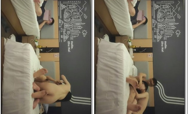 【新人探花】约甜美漂亮小妹，让朋友再旁边操，没搞几下就射了，被无情嘲笑