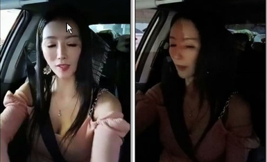 高顔值氣質美少婦開車約隔壁老王啪啪,車上大哥手就開始不老實,就近公共男廁就開幹.