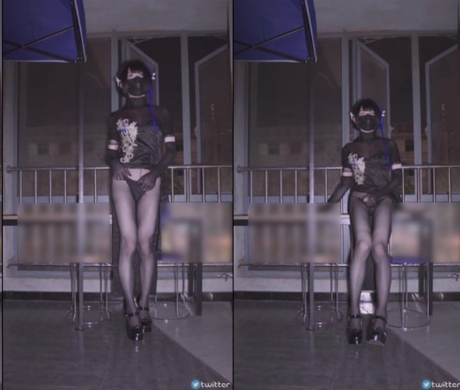 国产CD系列伪娘『曦曦』最新9月会员售卖作品4V 户外半裸露出制服自慰超刺激 (1)