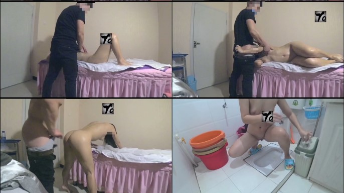 推特绿帽大神YQ未流出新作 主动口活勾引按摩店老板 忍不住站炮后入 太刺激了 无套直接内射骚逼