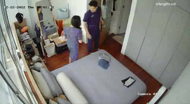 家庭攝像頭破解偷拍！少婦一個人在家寂寞難耐 自慰解決，老公回來了，開心的像個小孩.piece_part