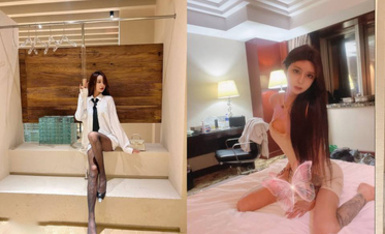 抖音網紅顏值身材天花板頂流極品人造外圍TS【天津-欣桐】露臉私拍 被特殊癖好金主各種肏（4）