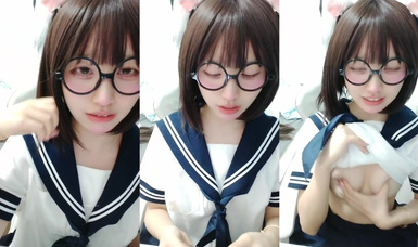 二次元高顏值校花嫩妹 是眼睛娘 (4)