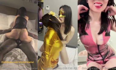 【極品媚黑❤️群交亂操】媚洋騷婊『蜜雪兒』廣東熟女與黑人白人群P淫亂✨淫穴小騷貨被黑超大屌乾的狂噴 第三季（1）