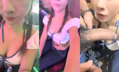 網黃界的黑馬，瀑布式噴水，【翹臂桃桃】泰國游，到健身房玩跳蛋，牛郎圈找牛郎，被操的大噴水(4)