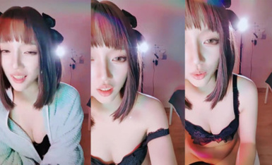 短發可愛網紅臉女神 丁克夫 (1)