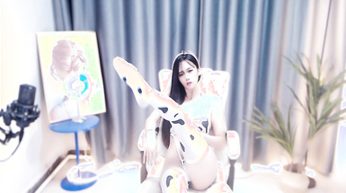 舞蹈小野馬 土豪定製奶牛裝