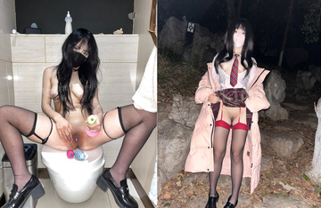 推特上一個研究生，活活女菩薩，【柒柒77kimoji】接受網友各種挑戰，裸舞電擊灌腸風油精生薑插逼，展示子宮口 (9)