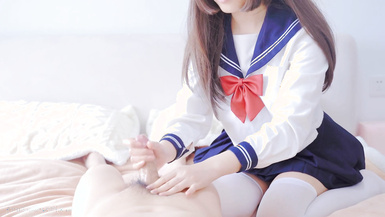 米胡桃(meehutao) 白絲水手服愛嗎？被操舒服了會主動騎在肉棒上榨汁的學妹