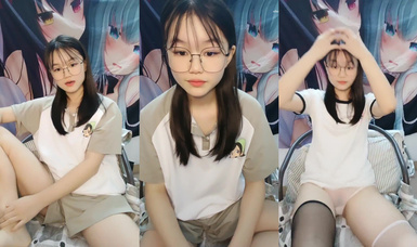 清純粉嫩眼鏡娘@酒窩小妹 尺度福利秀 (4)