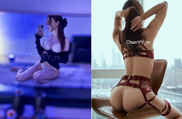 老公與小老闆的玩物『ChenYY_m』真覺得老公算是頂級綠帽了，把我捆起來等單男過來，看著我被兩個小哥哥玩噴 (1)