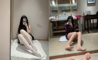 無情絲足榨汁姬女神『酷兒』走了一天jiojio超級酸了壞壞弟弟還要tk我，誰能抵抗住 黑色油亮絲的誘惑呀 (2)