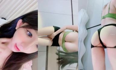 頂級綠播女神【小漁兒】太美了顏值秒殺明星性感誘惑到爆，完美的身材又大又軟的絕世美乳和名器美穴一線天，罕見的完美尤物 (3)