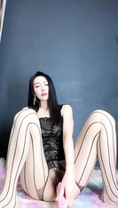 抖音福利 極品長腿絲襪高跟御姐【拾壹】臉穴同框自X (5)